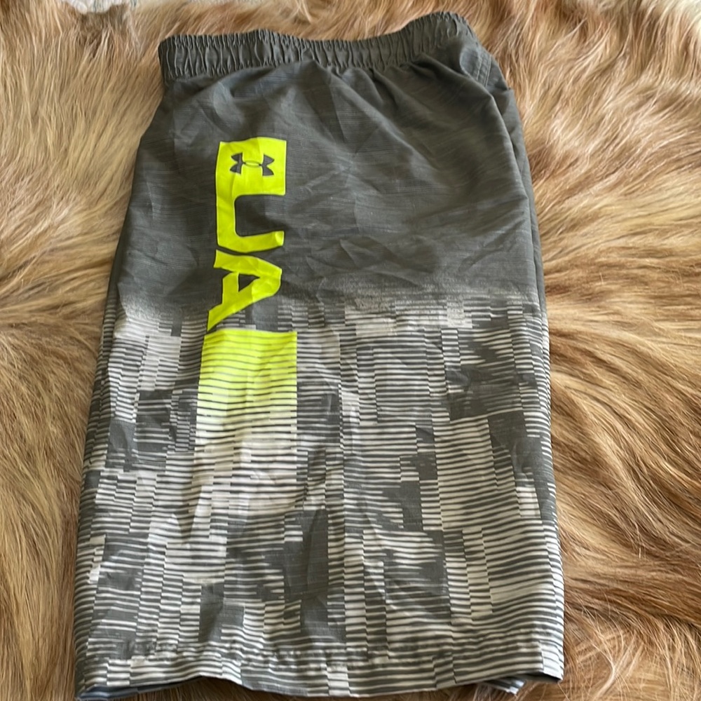 Under Armor youth swim trunk.